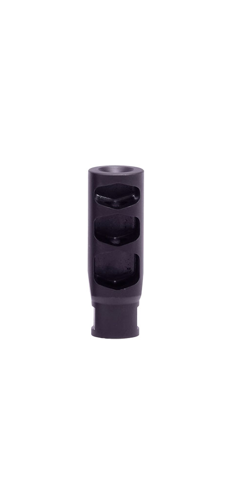 Il 9mm PCC Match Comp Zero Recoil di SCHMEISSER offre una riduzione del rinculo senza pari, migliorando la precisione e il controllo durante il tiro.